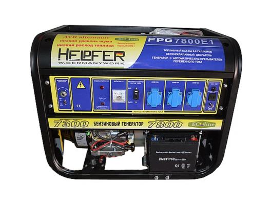 Бензиновый генератор Helpfer FPG7800E1