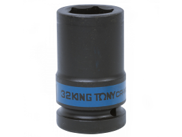 Головка торцевая ударная удлиненная 1" 32 мм King Tony 843532M