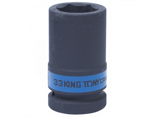 Головка торцевая ударная удлиненная 1" 33 мм King Tony 843533M