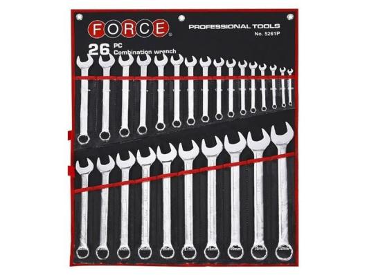 Набор ключей комбинированных Force 5261P 26 пр.