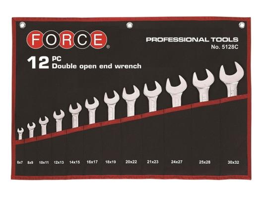 Набор ключей рожковых 12 пр Force 5128C