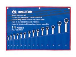 Набор ключей трещоточных King Tony 12214MRN 14 пр.