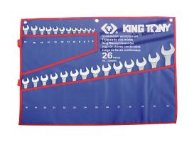 Набор ключей комбинированных King Tony 1226MRN 26 пр.