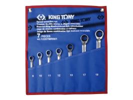 Набор ключей трещоточных King Tony 12207MRN01 7 пр.