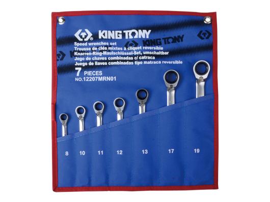 Набор ключей трещоточных King Tony 12207MRN01 7 пр.