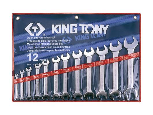 Набор ключей рожковых King Tony 1112MR 12 пр.