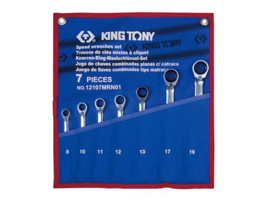 Набор ключей трещоточных King Tony 12107MRN01 7 пр.