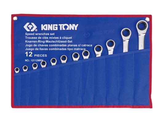 Набор ключей трещоточных King Tony 12112MRN 12 пр.