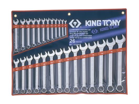 Набор ключей комбинированных King Tony 1226MR 26 пр.