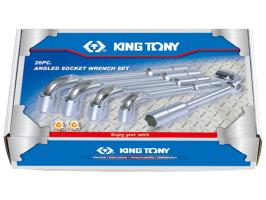 Набор ключей торцевых King Tony 1926MR 26 пр.