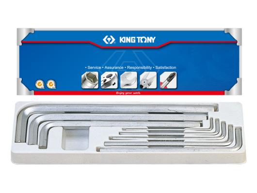 Набор шестигранных ключей Hex дюймовых 8 пр King Tony 20208SR01