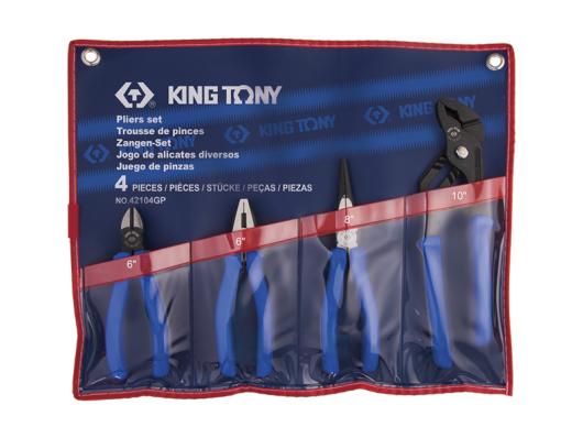 Набор шарнирно-губцевого инструмента 4 пр King Tony 42104GP