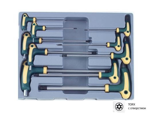 Набор отверток Torx с отверстием 10 пр Force 51010T