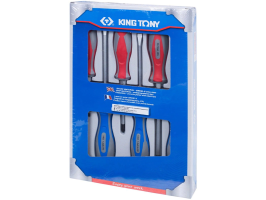 Набор отверток силовые, 6 предметов. King Tony 30206MR