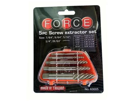 Набор экстракторов 5 пр Force 63005