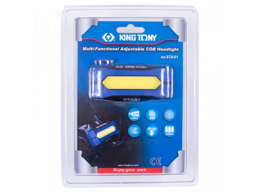 Фонарь светодиодный налобный 1 LED COB King Tony 9TA51