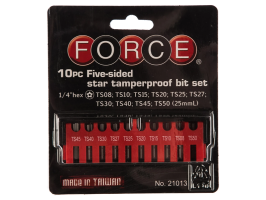 Набор вставок бит 10 пр Force 21013