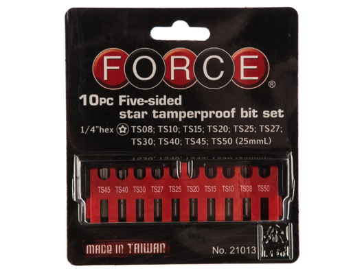 Набор вставок бит 10 пр Force 21013