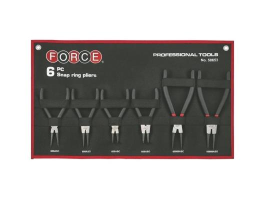 Набор съемников стопорных колец Force 50653