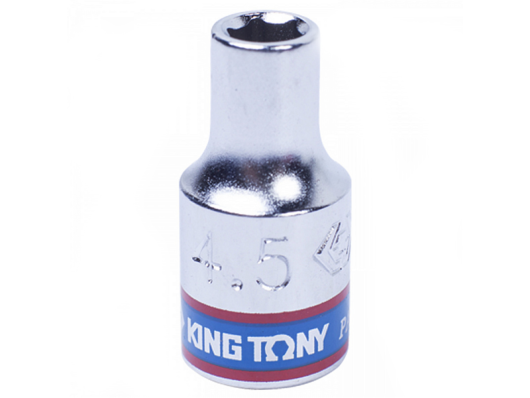Головка торцевая 1/4" 4.5 мм King Tony 233545M