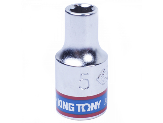 Головка торцевая 1/4" 5 мм King Tony 233505M