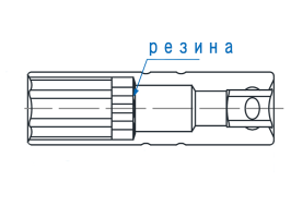Головка торцевая свечная 3/8" 14 мм King Tony 36B514