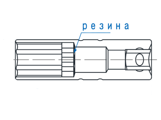 Головка торцевая свечная 3/8" 14 мм King Tony 36B514