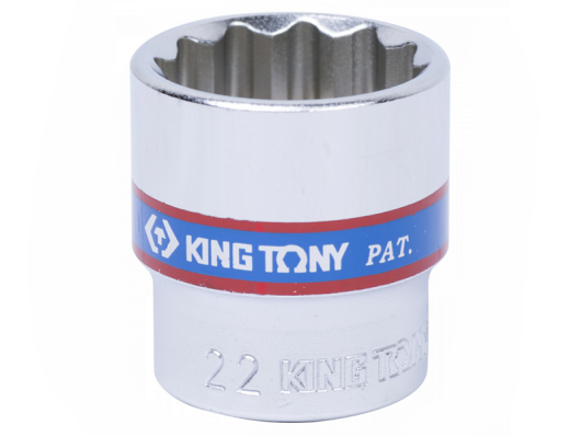 Головка торцевая 3/8" 22 мм King Tony 333022M