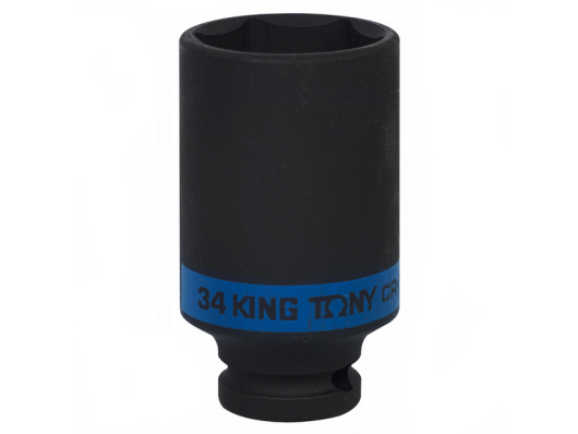 Головка торцевая ударная удлиненная 1/2" 34 мм King Tony 443534M