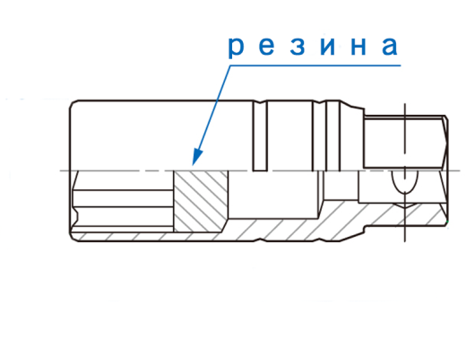 Головка торцевая свечная 1/2" 16 мм King Tony 463516R