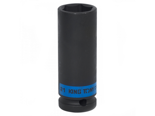 Головка торцевая ударная удлиненная 1/2" 21 мм King Tony 443521M