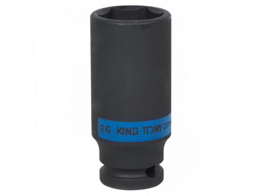 Головка торцевая ударная удлиненная 1/2" 26 мм King Tony 443526M