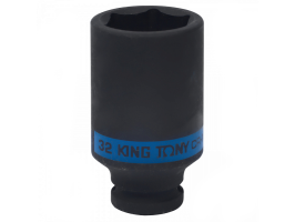 Головка торцевая ударная удлиненная 1/2" 32 мм King Tony 443532M