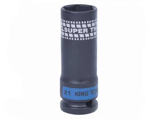 Головка торцевая ударная удлиненная 1/2" 21 мм King Tony 441521M