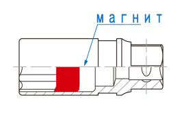 Головка торцевая свечная 1/2" 21 мм King Tony 466521