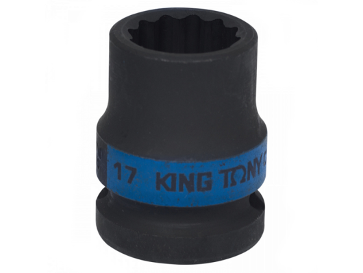 Головка торцевая ударная 1/2" 17 мм King Tony 453017M
